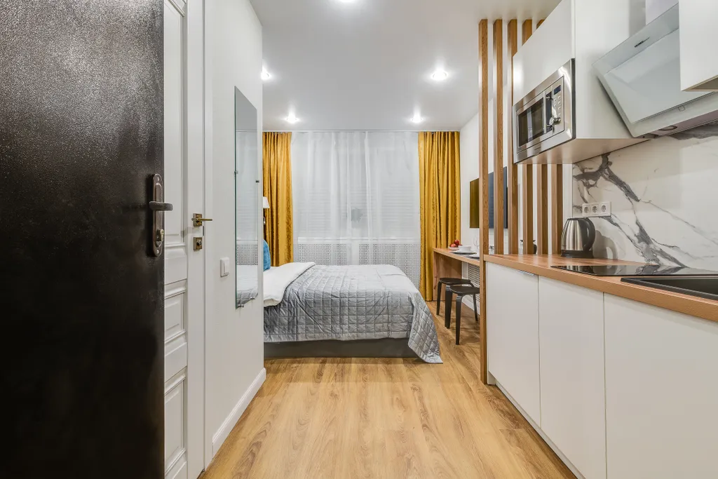 Квартира Стильные апартаменты у парка с озером — Санкт-Петербург