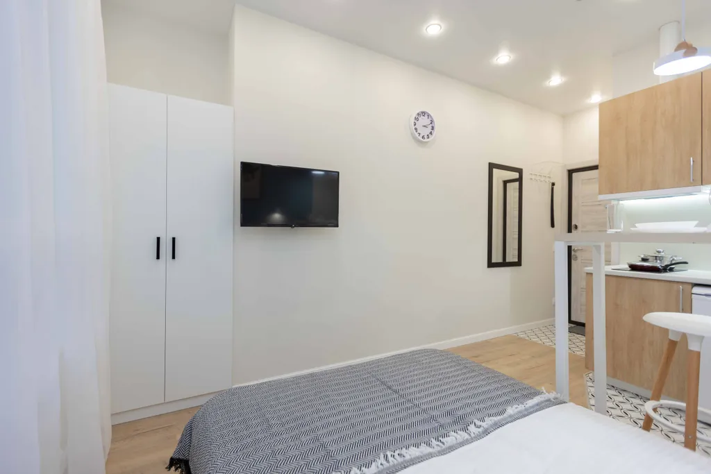 Квартира Квартира Стильная студия у метро Рассказовка — Москва