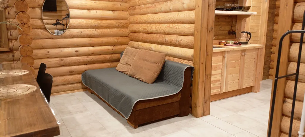 Дом с баней на берегу Северной Двины