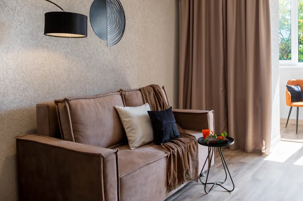 Уютный, с красивым видом апарт