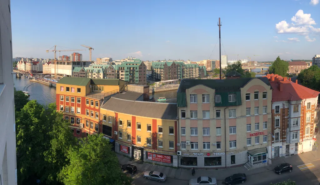 Квартира Квартира в сердце города с видом на реку — Калининград