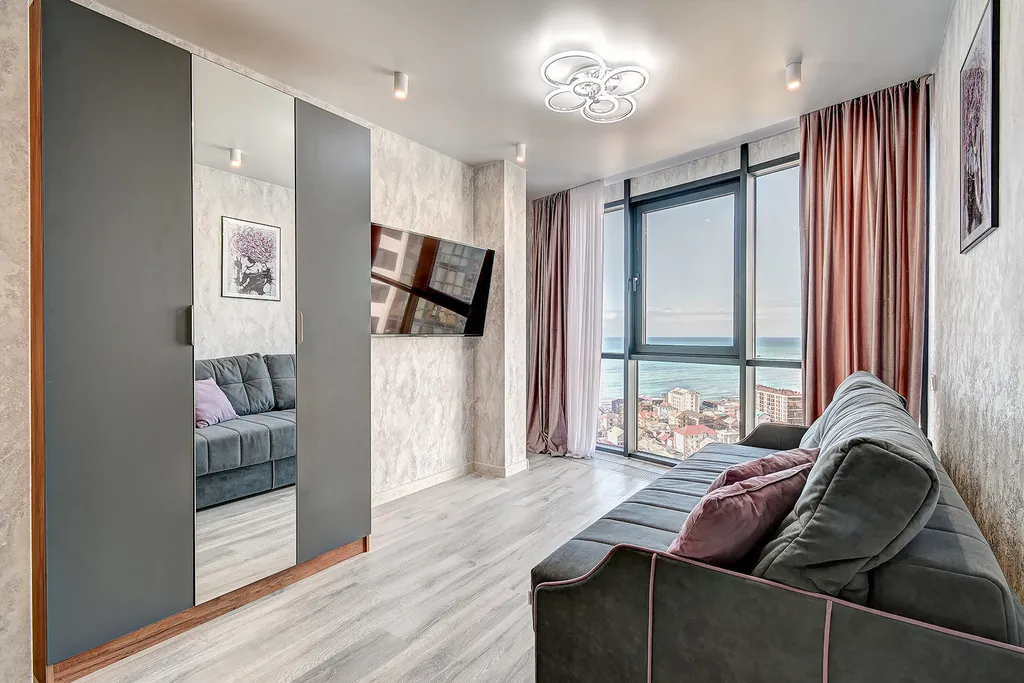 Квартира Квартира Студия с видом на море в ЖК Морская симфония-2 — Адлер