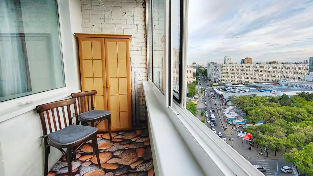 Квартира в центре с видом на город 12 этаж