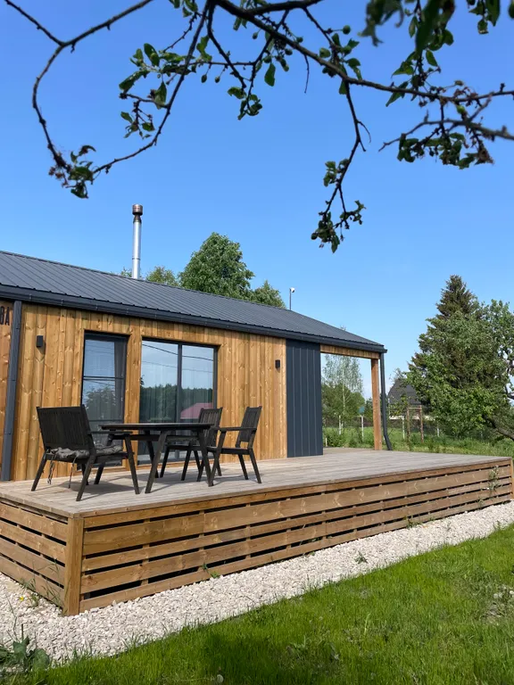 Дом с камином и баней Две яблони