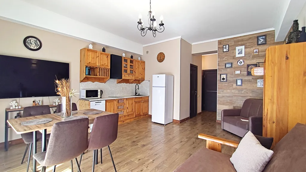 Апартамент в стиле Рустик с просторной спальней