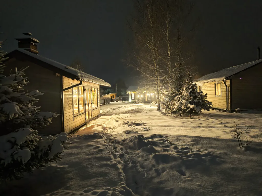 Русская усадьба с баней со швейцарским флёром