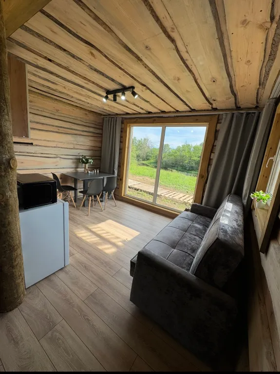 Дом с баней в лесу