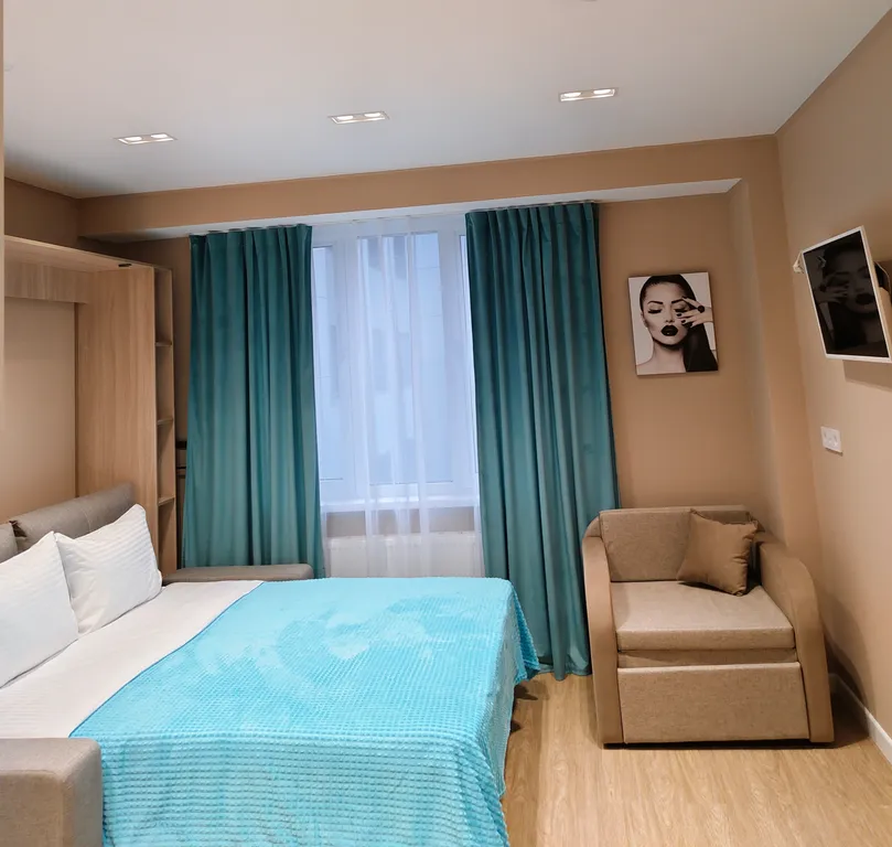 Квартира Квартира Уютный апартамент в апарт-отеле — Краснодар