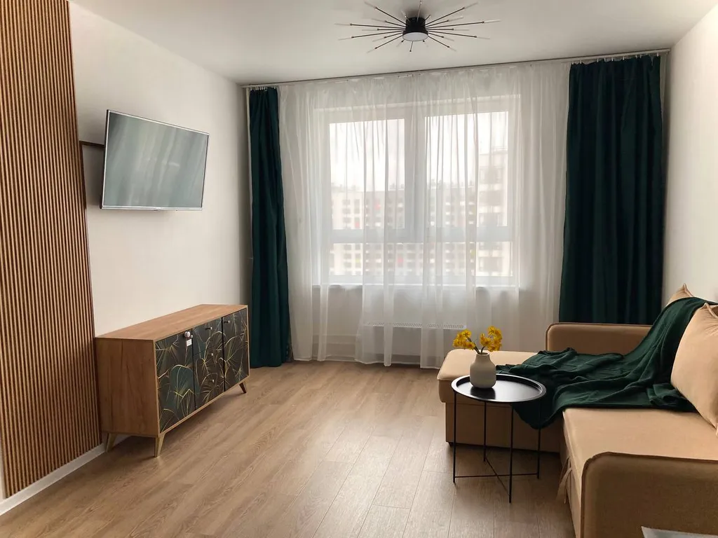 Квартира Квартира Стильная евродвушка у аквапарка — Ярославль