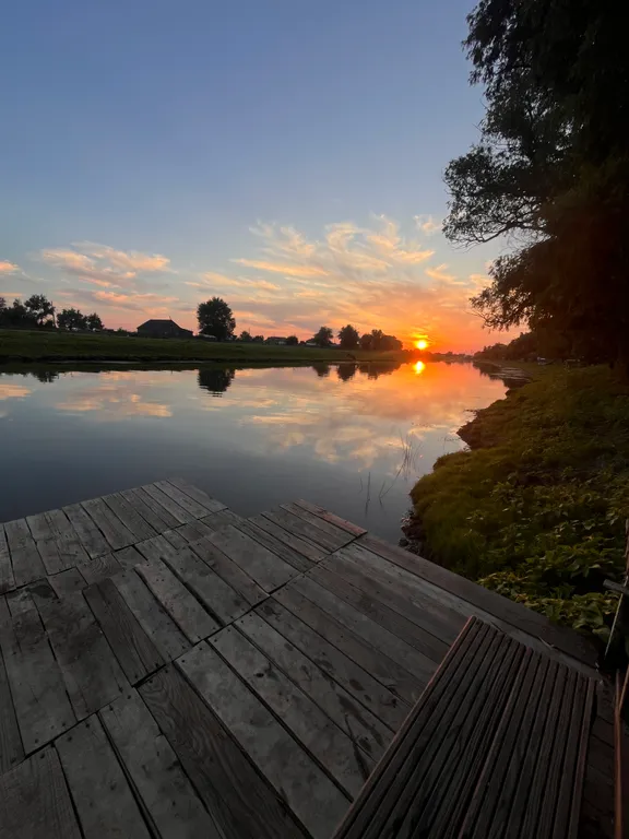 Уютный домик для рыбалки