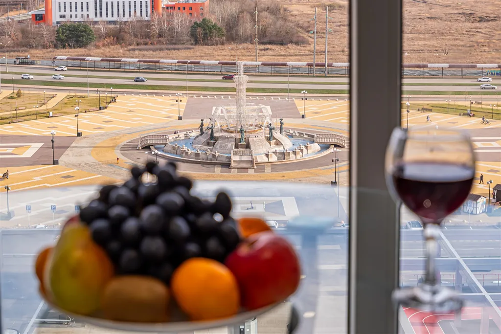 Шикарная квартира с видом на фонтан