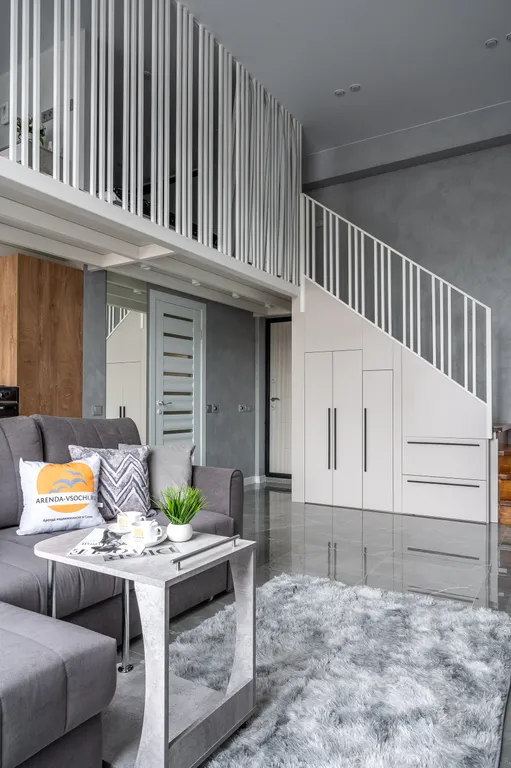 Двухуровневая квартира у реки