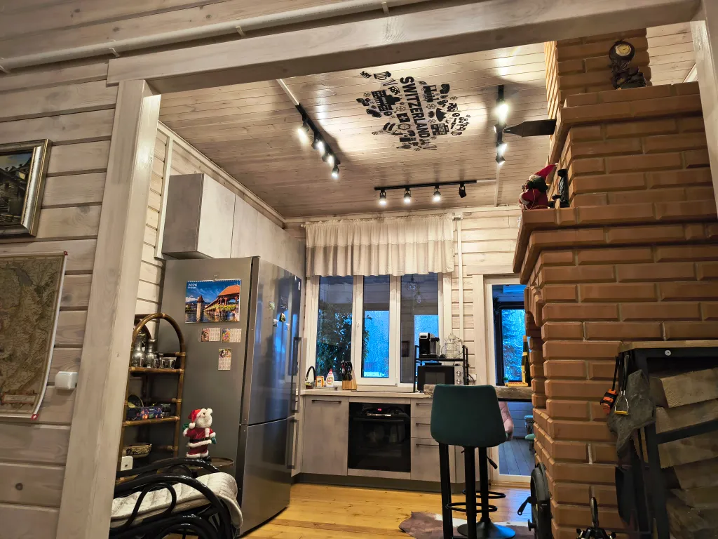 Русская усадьба с баней со швейцарским флёром