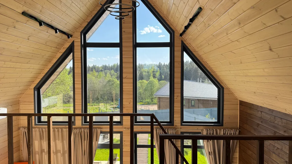 С дровяной сауной и видом на лес и закаты