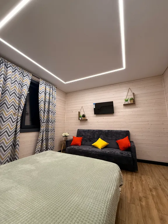 Гостевой дом с баней и чаном в лесу