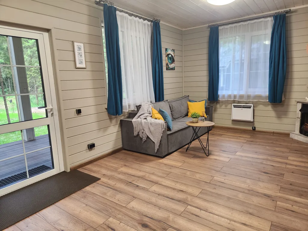 Коттедж Коттедж в Forest House с сауной в лесу — Никулино