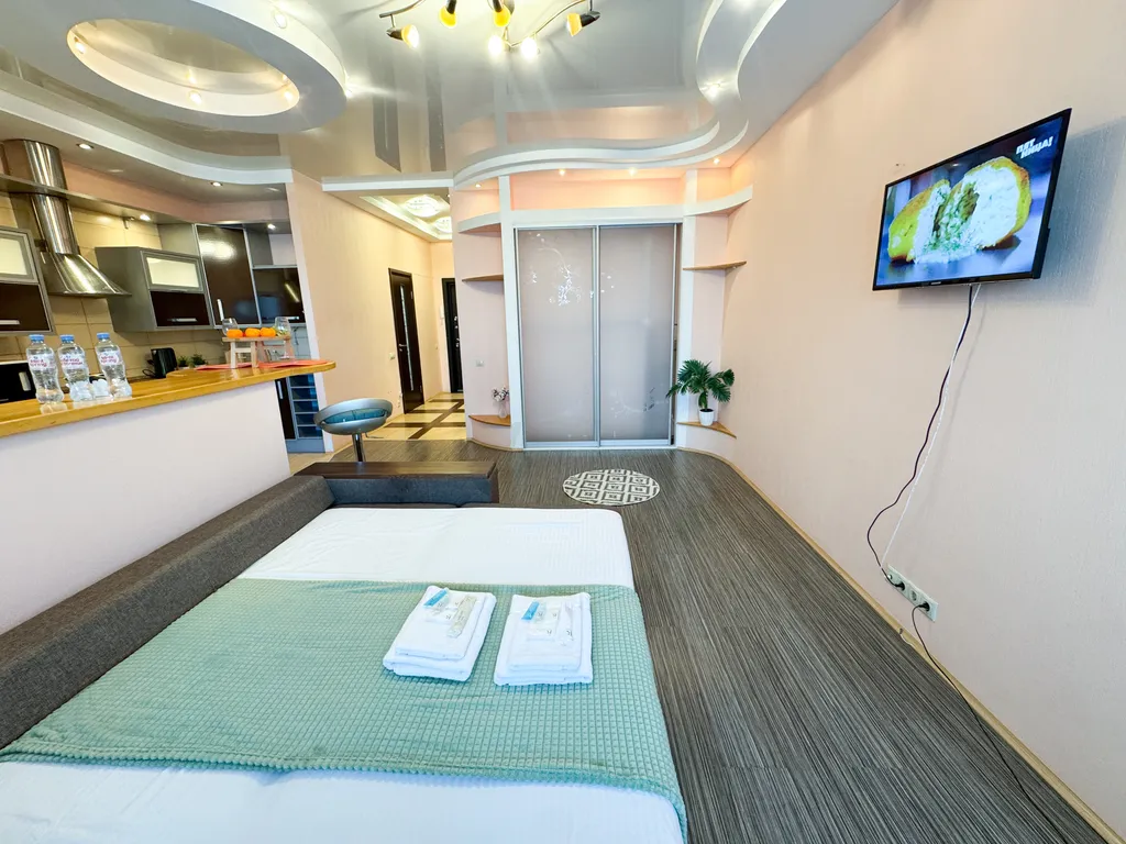 Высокий стильный апартамент на 22 этаже