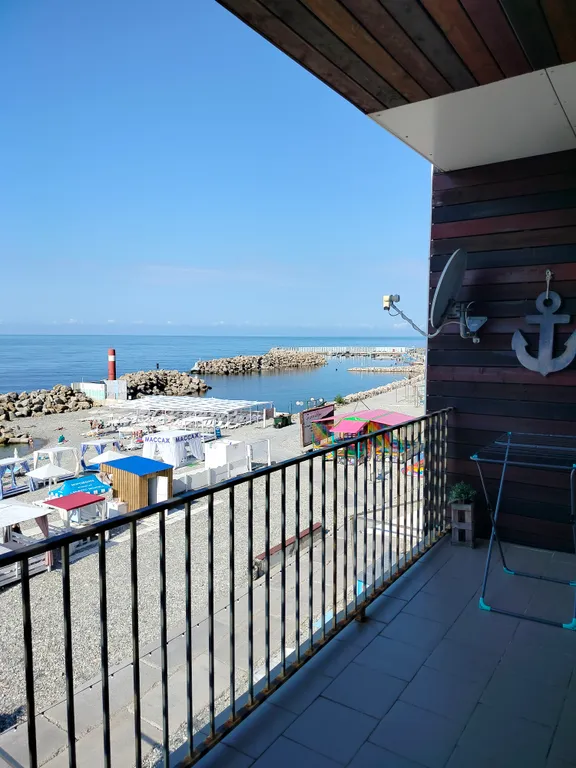 Комната с видом на море со всеми удобствами