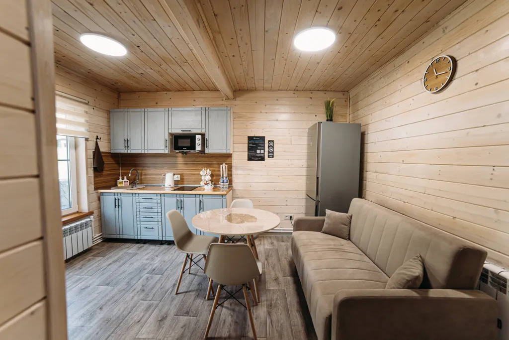 Дом-барнхаус с личными террасами