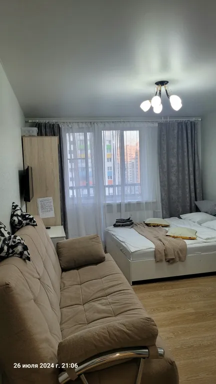 Уютная трёхместная студия недалеко от метро