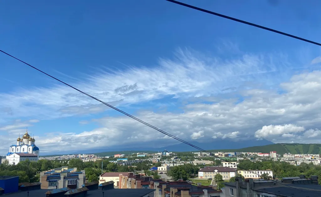 Уютная квартира на красной линии города с видом на вулканы