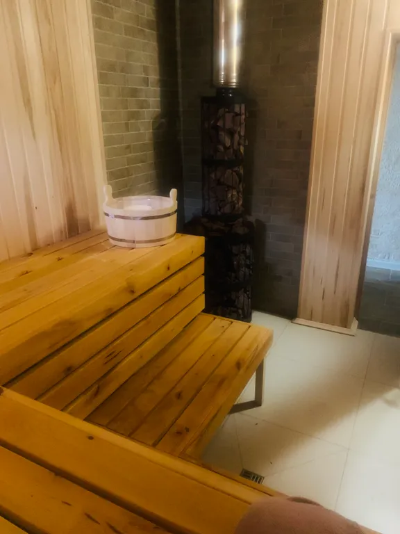 Дом с камином и баней на дровах в райском уголке