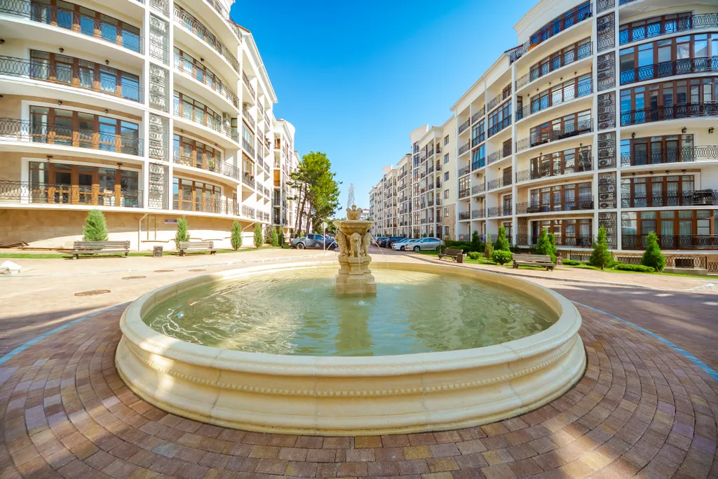 Квартира Квартира Уютный апартамент с бассейном на территории — Геленджик