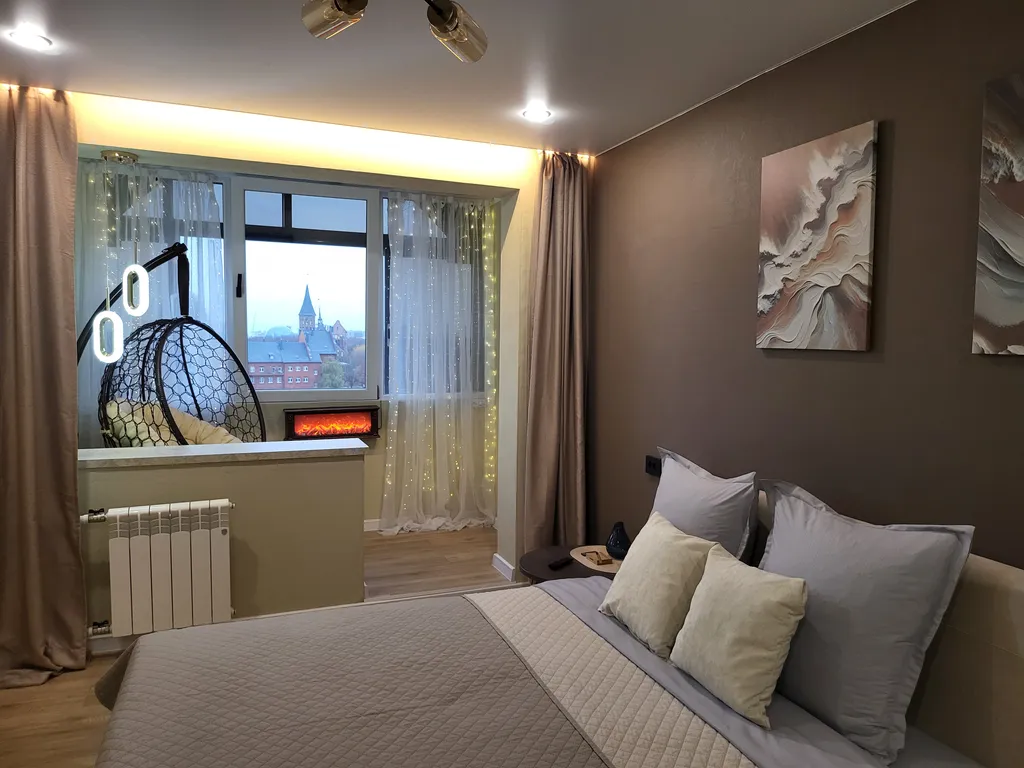 Стильные видовые апартаменты в самом сердце Калининграда