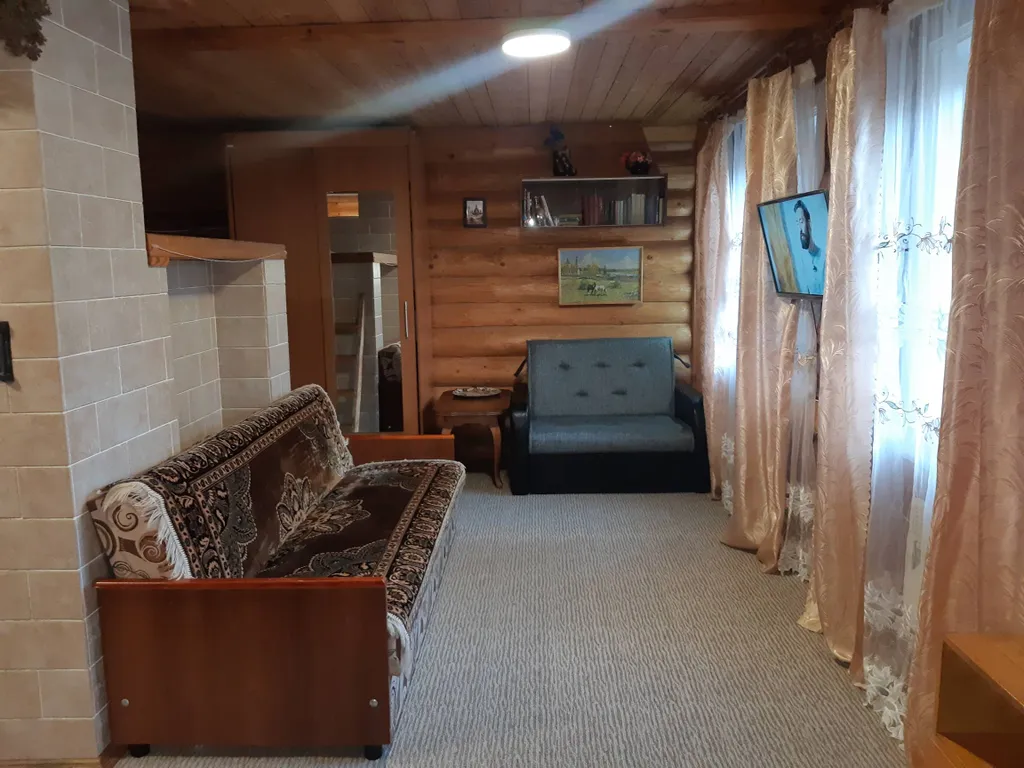 Домик с русской печкой и со всеми удобствами