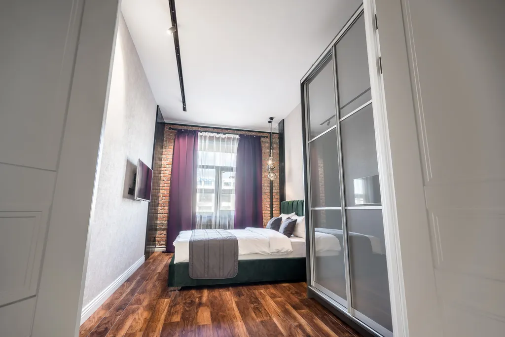 Апартаменты лофт с 2 спальнями в центре Минска