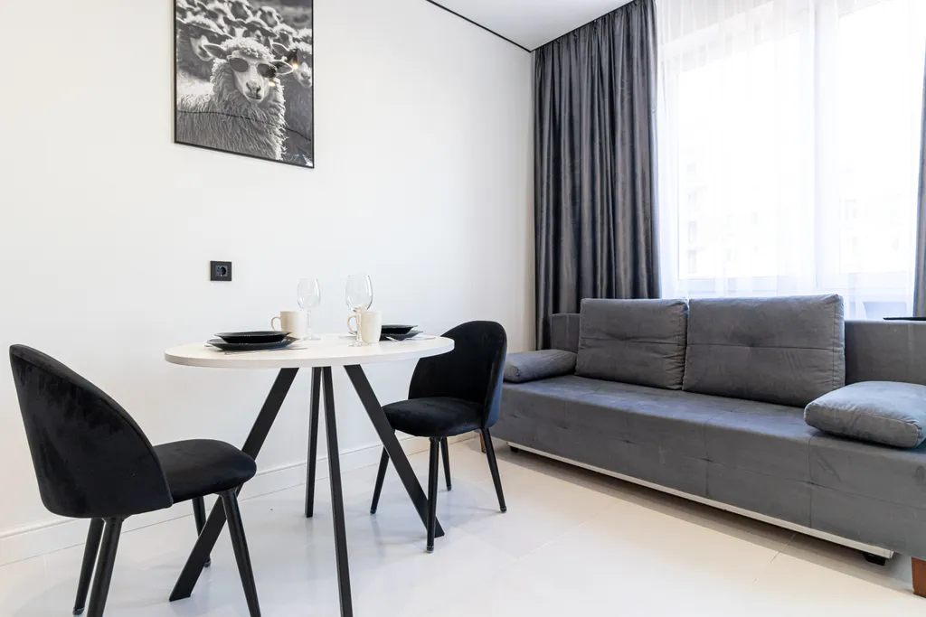 Квартира Светлая квартира с дизайнерским ремонтом Алисой и качелями в спальне — Краснодар