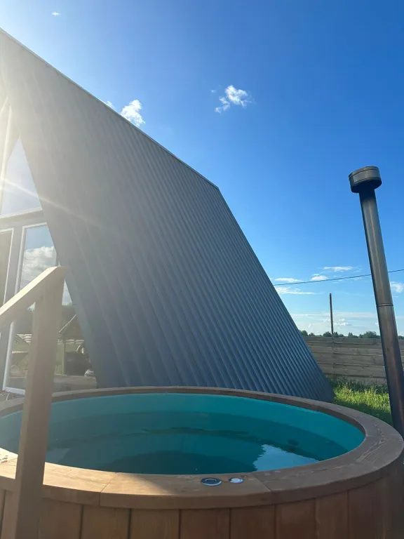 Домик а фрейм у Плеса