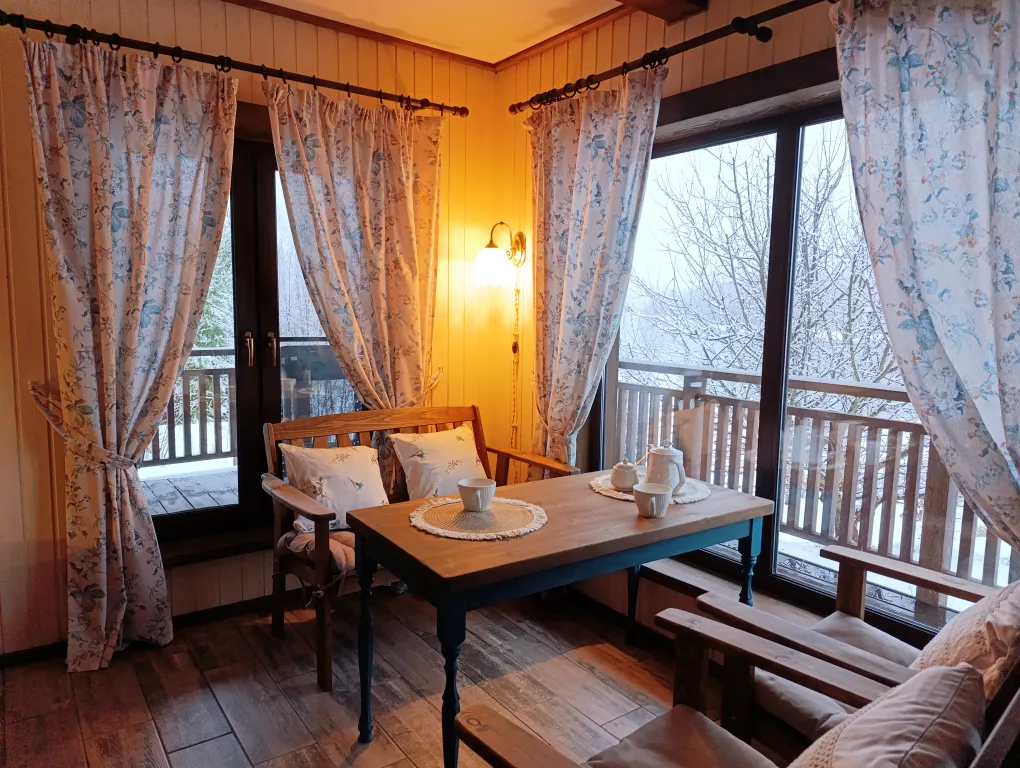 Шале с сауной на берегу реки