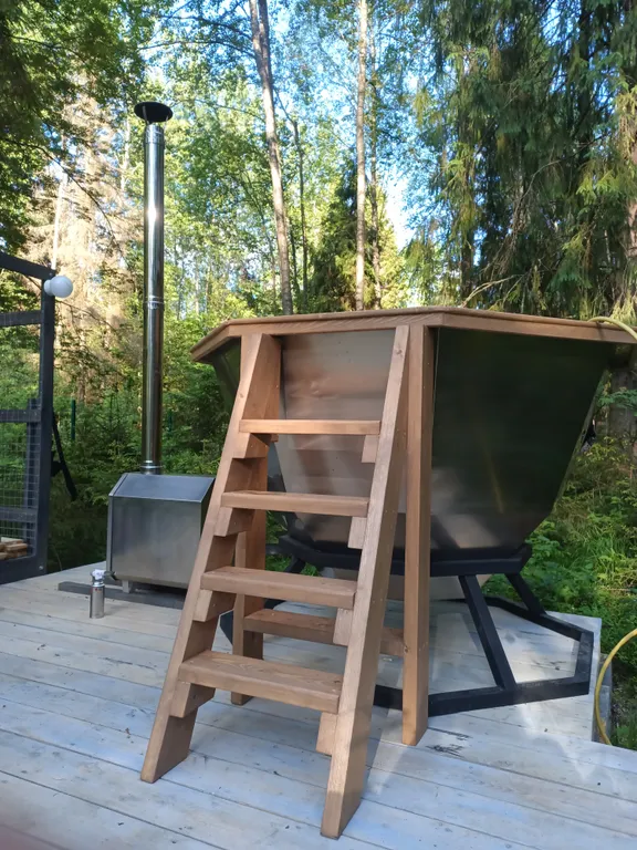 Домик в лесу на берегу Плещеева Озера