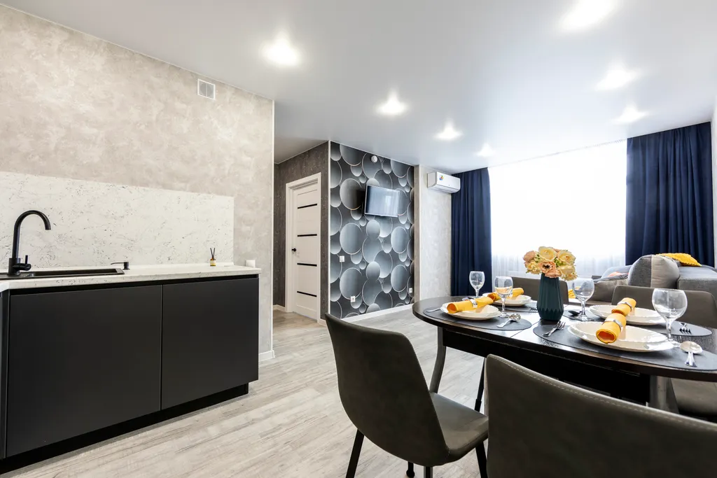 Однокомнатная квартира на 4 гостей