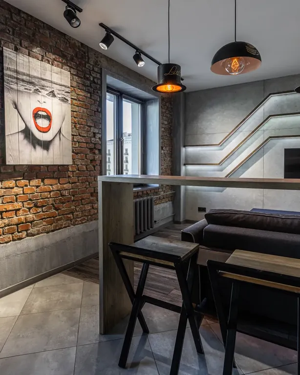 Апартаменты в стиле Loft на проспекте Независимости