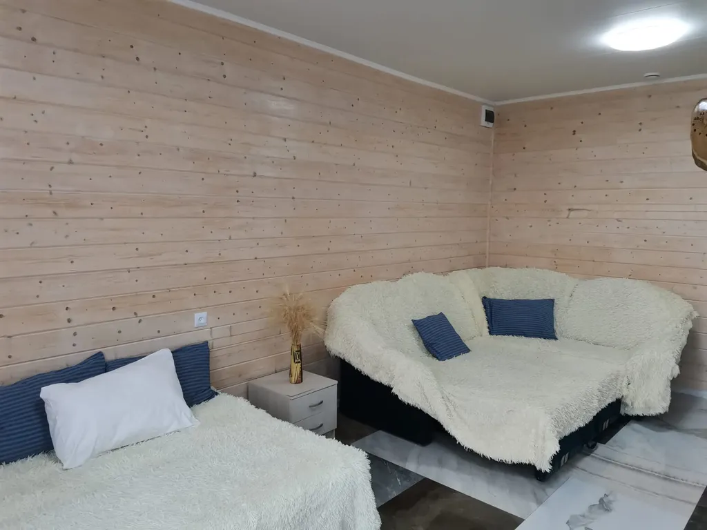 Атмосферный домик Геолог 1 с видом на горы