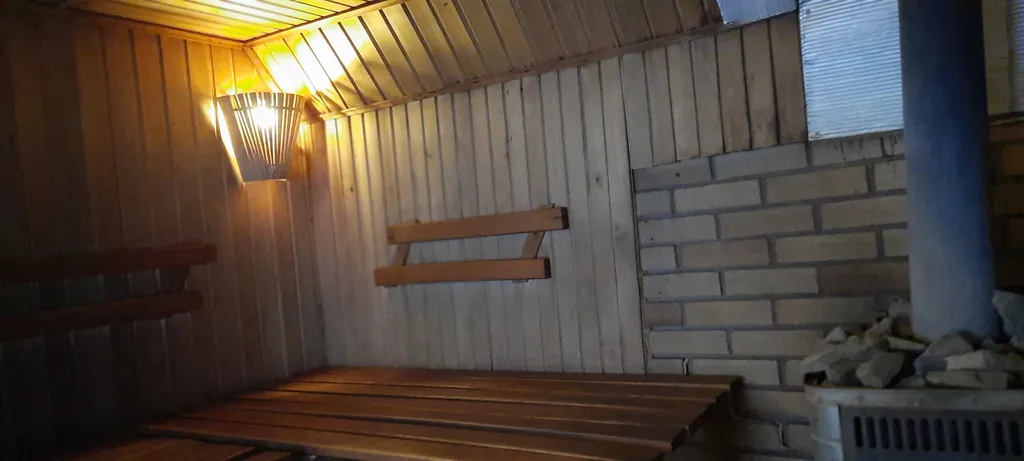 Двухэтажный дом с баней