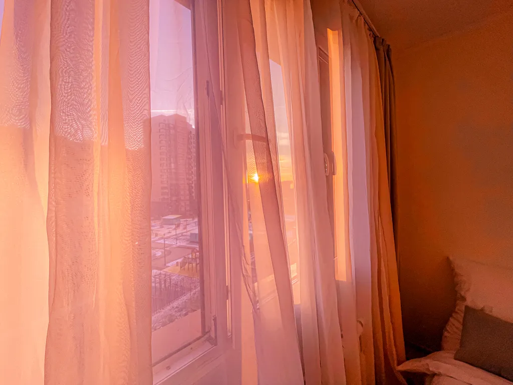 Студия для пары с видом на закат вблизи Сколково