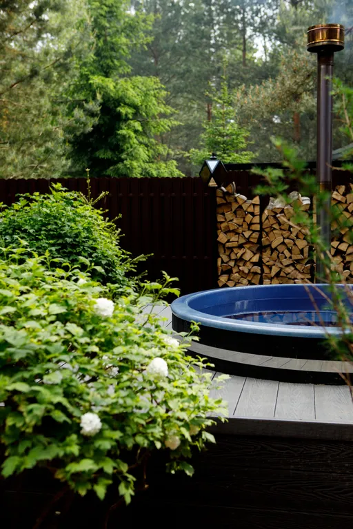 Шикарный дом с сауной и горячим чаном