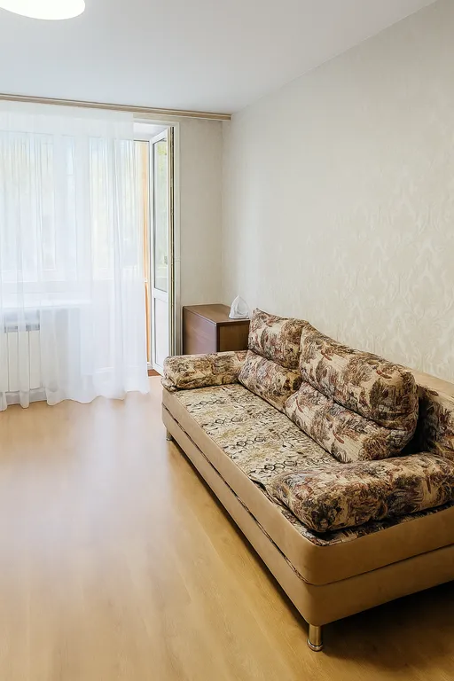 Квартира для рабочих поездок с балконом