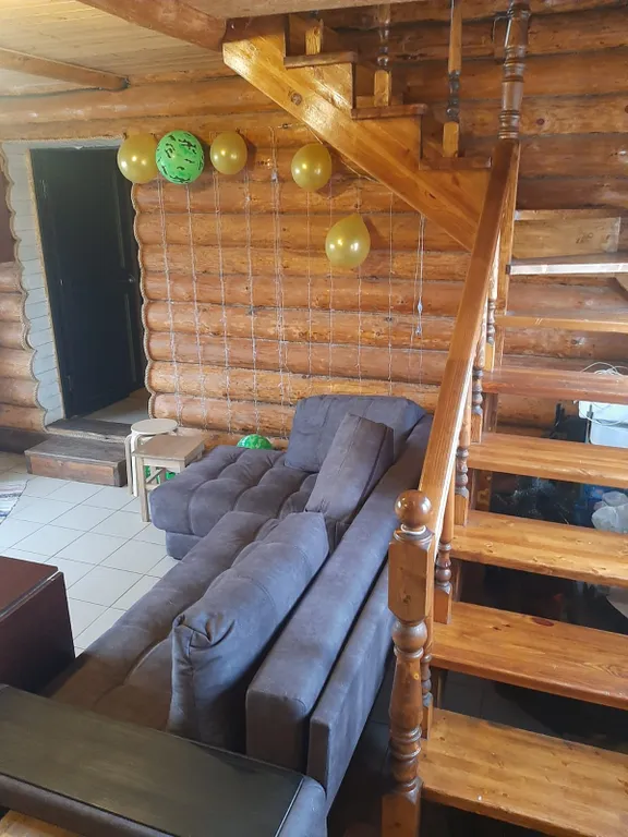 Коттедж Загородный деревянный дом с баней на дровах (Павловск, Коммунар) — Марьино