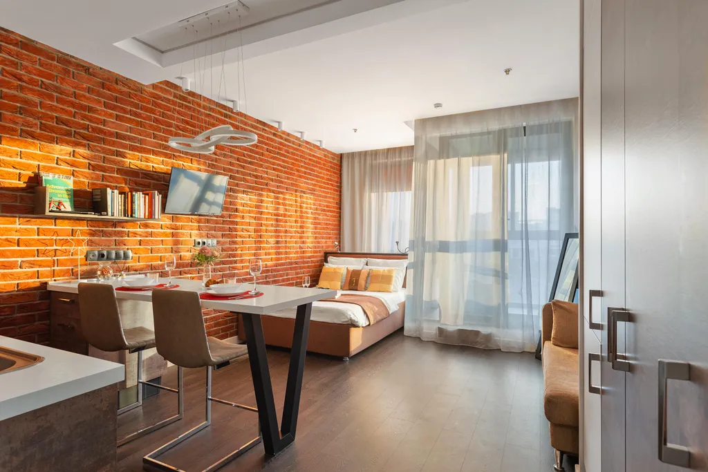 Квартира Квартира Студия Loft рядом с ТЦ Авиапарк — Москва