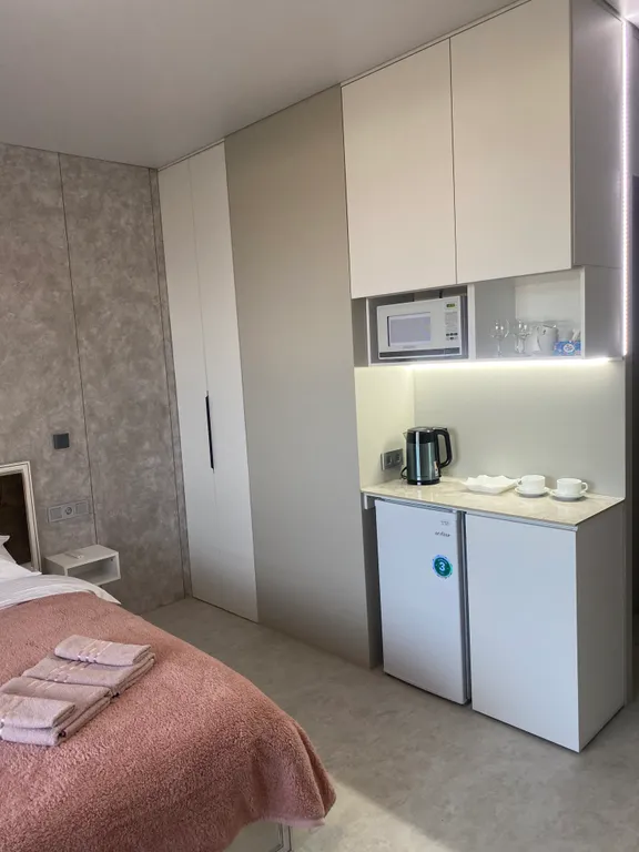 Уютная студия с красивым видом на парк