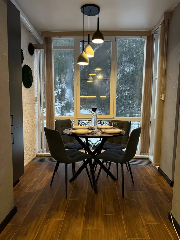 Однокомнатная квартира с завораживающей панорамой на горы