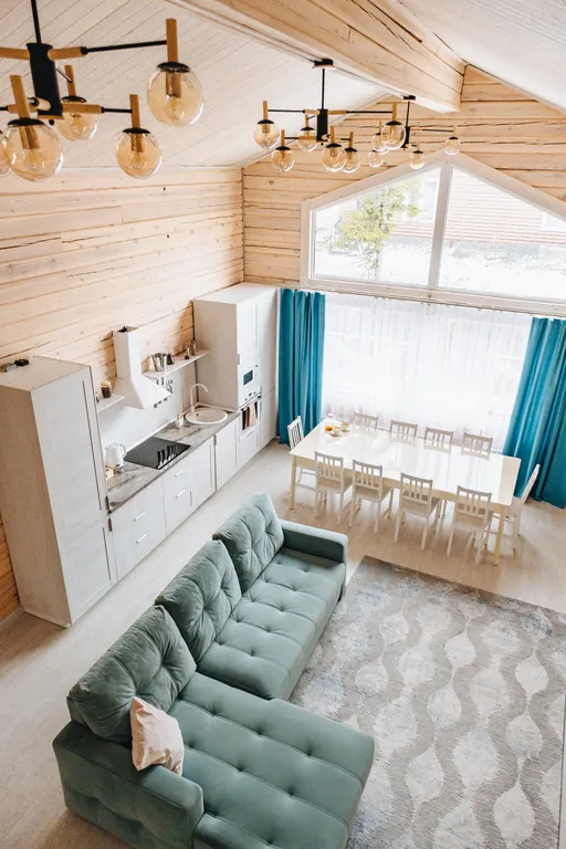 Коттедж на большую компанию близко от подъёмника