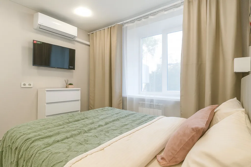 Уютная комната в апарт-отеле на Дворце Спорта