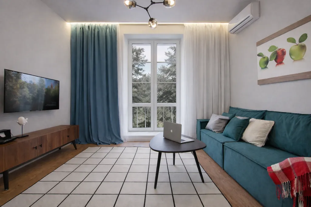 Квартира Квартира GoldenRing-Apartments, двухкомнатный люкс с балконом, центр города — Ярославль