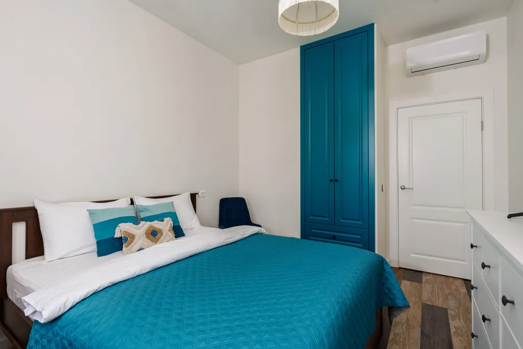 Двухкомнатная квартира с видом на город