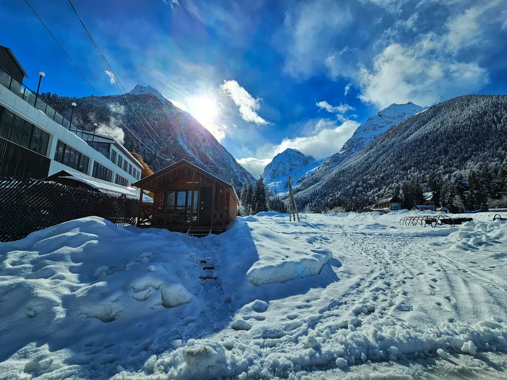 Уютный коттедж с видом на лучшее ущелье